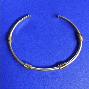 Silver and gold braclet